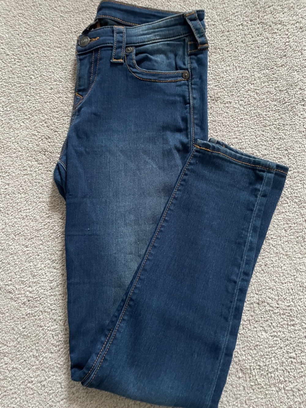 True Religion Halle Mid Rise Super Skinny Jeans Size 29